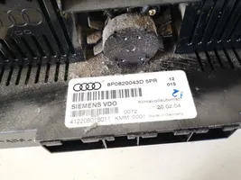Audi A3 S3 8P Ilmastoinnin ohjainlaite 8p0820043d