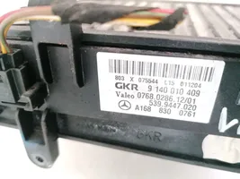 Mercedes-Benz A W168 Elektrinis salono pečiuko radiatorius A1688300761