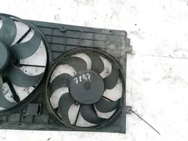 Skoda Octavia Mk2 (1Z) Radiator cooling fan shroud 1K0121207T