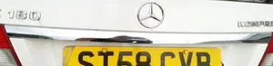 Mercedes-Benz CLC CL203 Barra de luz de la matrícula/placa de la puerta del maletero 