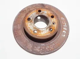 Opel Zafira B Rear brake disc neventiliuojamas