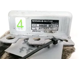 Nissan Primera Turvatyynyn ohjainlaite/moduuli 988209F415