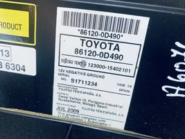 Toyota Yaris Panel / Radioodtwarzacz CD/DVD/GPS 861200d490