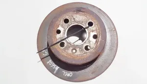 Opel Vectra B Rear brake disc neventiliuojamas