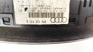 Audi A3 S3 8P Spidometras (prietaisų skydelis) 8P0920930Q