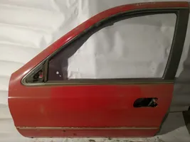 Hyundai Lantra I Drzwi przednie raudonos