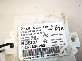 Mercedes-Benz C AMG W204 Parkavimo (PDC) daviklių valdymo blokas a2044401001