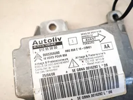 Citroen C4 Grand Picasso Airbag control unit/module 9665396680