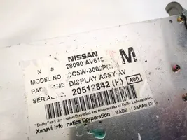 Nissan Primera Monitori/näyttö/pieni näyttö 28090av610