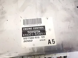 Toyota Avensis T250 Engine control unit/module 8966105a51