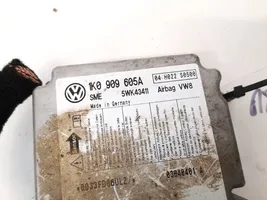 Volkswagen Golf V Turvatyynyn ohjainlaite/moduuli 1k0909605a