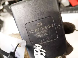 Volkswagen PASSAT B6 Klamra środkowego pasa bezpieczeństwa fotela tylnego 3c0857739b