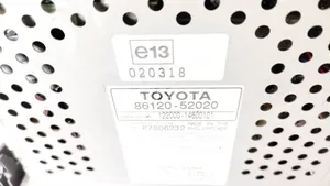 Toyota Yaris Radio/CD/DVD/GPS-pääyksikkö 8612052020