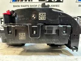 BMW 5 G30 G31 Bouton interrupteur de commande d'essuie-glace de phare 9436664