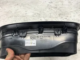 BMW X5 E70 Griglia superiore del radiatore paraurti anteriore 7171396