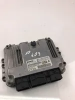 Peugeot 207 CC Komputer / Sterownik ECU silnika 9663475880