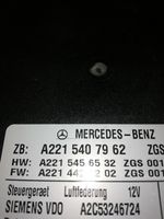 Mercedes-Benz S W221 Jousituksen ohjainlaite/moduuli A2215407962