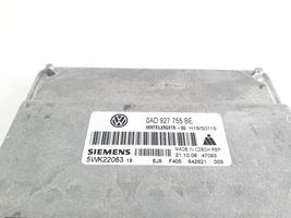 Volkswagen Touareg I Pavarų dėžės reduktorius (razdatkės) valdymo blokas 0AD927755BE