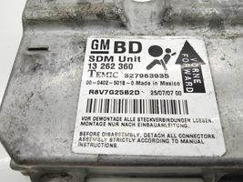 Opel Astra H Unidad de control/módulo del Airbag 327963935