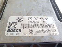 Volkswagen Transporter - Caravelle T5 Calculateur moteur ECU 070906016AJ