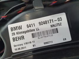BMW 6 F12 F13 Pečiuko ventiliatorius/ putikas 9248171