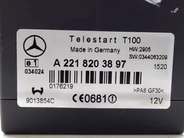 Mercedes-Benz E W212 Sterownik / Moduł Webasto A2218203897