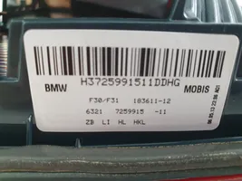 BMW 3 F30 F35 F31 Galinis žibintas dangtyje 7259915