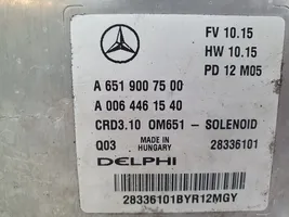 Mercedes-Benz E W212 Calculateur moteur ECU A6519007500