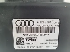 Audi A6 S6 C7 4G Rankinio stabdžio valdymo blokas 4H0907801E