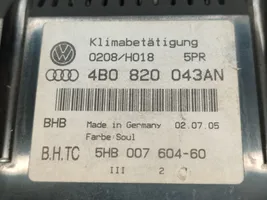 Audi A6 Allroad C5 Unité de contrôle climatique 4B0820043AN