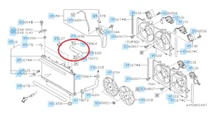 Subaru Outback (BT) Tubo flessibile del liquido di raffreddamento del motore 45161AN00A