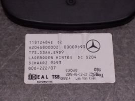 Mercedes-Benz C W204 Ковер багажника A2046800002