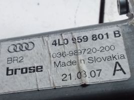 Audi Q7 4L Takaoven ikkunan nostomoottori 4L0959801B
