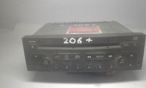 Peugeot 206+ Radio/CD/DVD/GPS-pääyksikkö 96635823XT