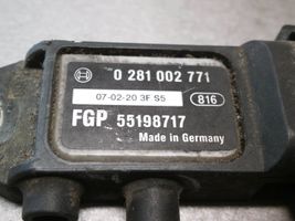 Opel Zafira B Capteur de pression des gaz d'échappement 0281002771
