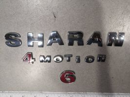 Volkswagen Sharan Gamintojo ženkliukas/ modelio raidės 