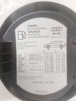 Audi A3 S3 A3 Sportback 8P Fuel tank cap 8P0010370Q