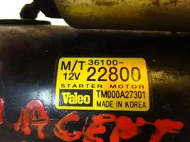 Hyundai Accent Starter motor TM000A27301