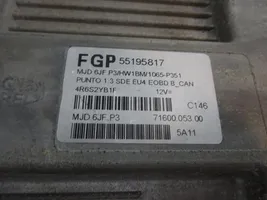 Fiat Punto (188) Sterownik / Moduł ECU 55195817