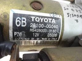 Toyota Avensis T250 Starter motor 28100-0G040