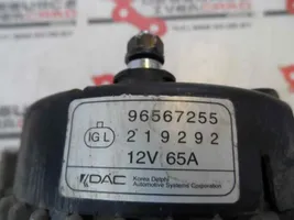 Chevrolet Matiz Generator/alternator 96567255