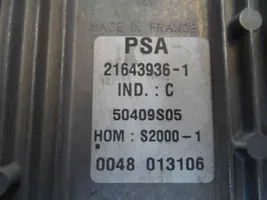 Citroen Xsara Picasso Centralina/modulo del motore 21643936-1