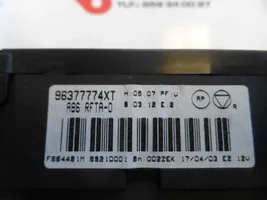 Citroen C3 Pluriel Oro kondicionieriaus/ klimato/ pečiuko valdymo blokas (salone) 96377774XT