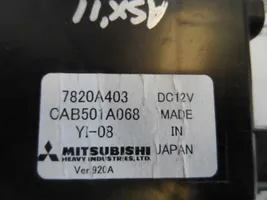 Mitsubishi ASX Unité de contrôle climatique 