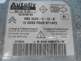 Citroen Xsara Centralina/modulo airbag 9646469180