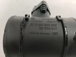 Opel Meriva A Mass air flow meter 