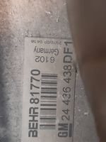 Opel Zafira A Välijäähdyttimen jäähdytin 24436438