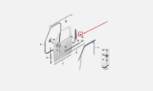 Mini Cooper Countryman F60 Moulure de porte avant 7390105