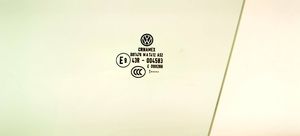 Volkswagen Golf VI Szyba drzwi przednich 43R004583