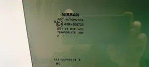 Nissan Juke I F15 Основное стекло задних дверей 12345678